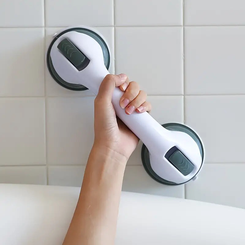 Suction Grab Rail for Bathroom – No-Drill Shower Handle & Safety Bar