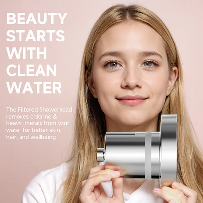 15-Layer Filtered Shower Head - High Pressure, Limescale & Chlorine Reducing