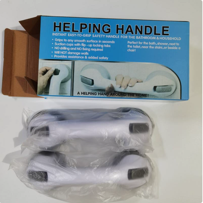 Suction Grab Rail for Bathroom – No-Drill Shower Handle & Safety Bar