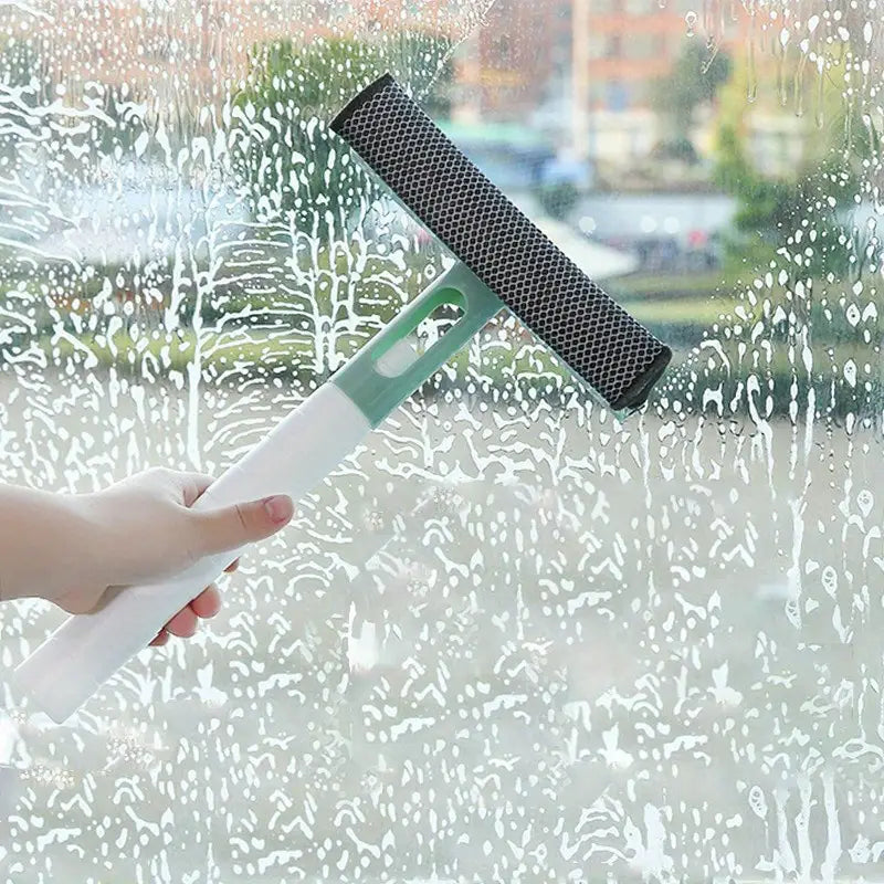 3-in-1 Window Cleaner – Spray Squeegee & Double-Sided Glass Wiper