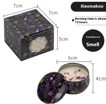 Dried Flower Scented Candle – Floral Aromatherapy Candle Gift