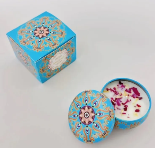 Dried Flower Scented Candle – Floral Aromatherapy Candle Gift