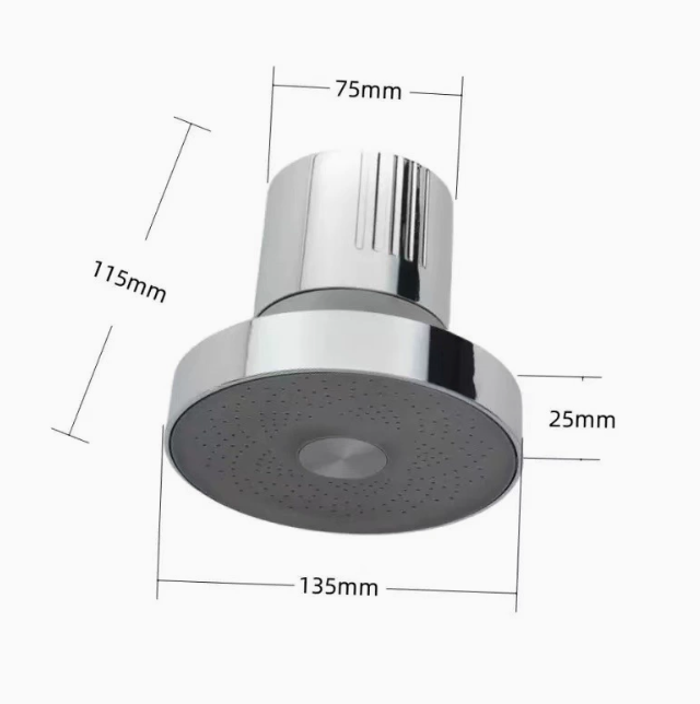 15-Layer Filtered Shower Head - High Pressure, Limescale & Chlorine Reducing