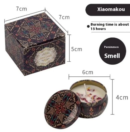 Dried Flower Scented Candle – Floral Aromatherapy Candle Gift