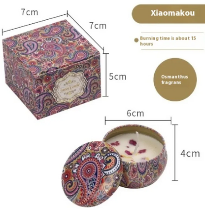 Dried Flower Scented Candle – Floral Aromatherapy Candle Gift