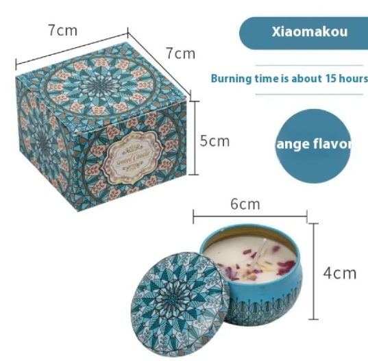 Dried Flower Scented Candle – Floral Aromatherapy Candle Gift